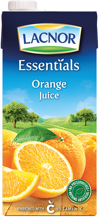 Lacnor Essentials Orange Juice - Valencia Orange (900x900), Png Download