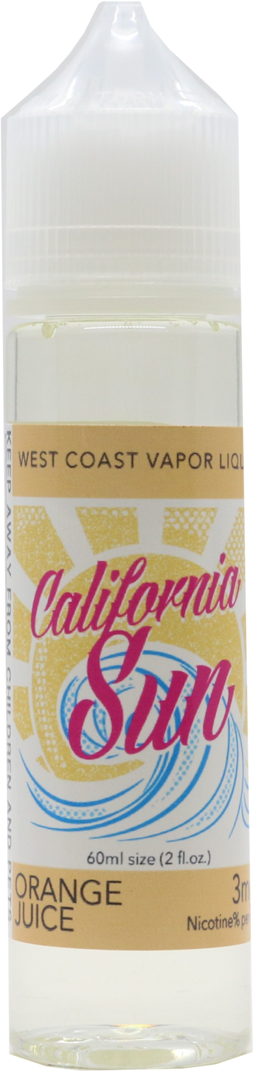 California Sun Orange Juice - Bottle (1400x1852), Png Download