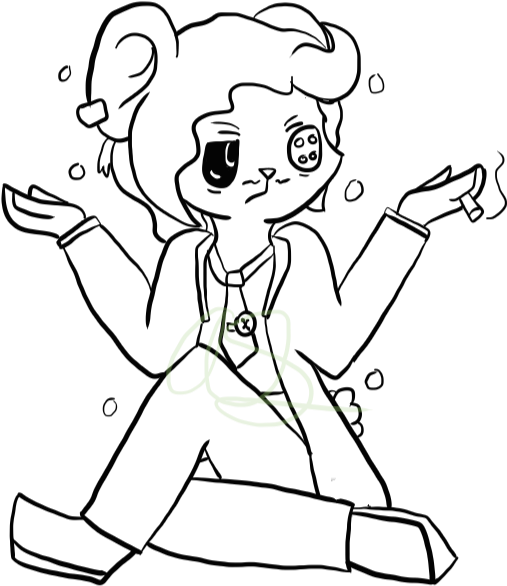 Shrug - Cartoon (650x650), Png Download