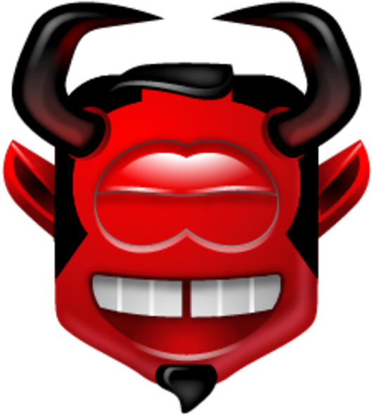 Small - Laughing Devil Png (600x600), Png Download