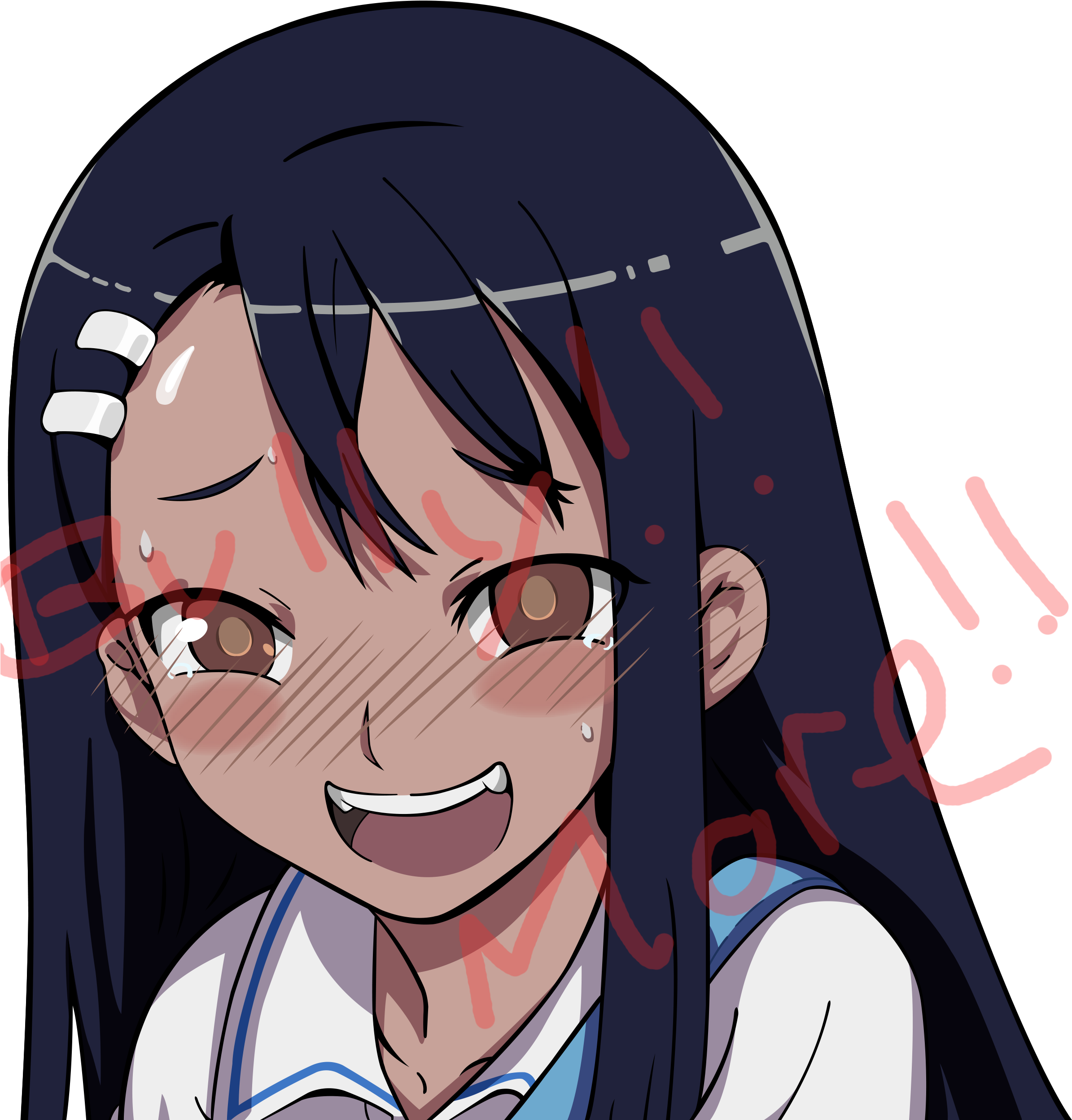 View Laugh , - Please Don T Bully Me Nagatoro 06 (2388x2543), Png Download