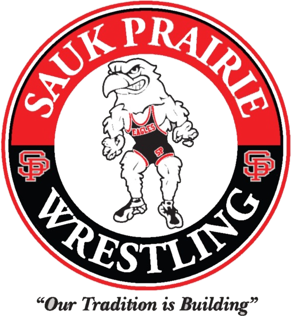 High School Wrestling Team - Sauk Prairie Eagles Wrestling (697x688), Png Download