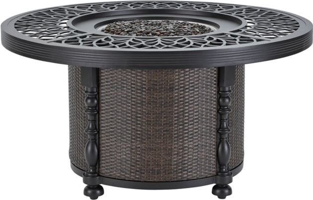 Lane Venture Hemingway Plantation 48" Round Fire Pit - Poker Table (630x550), Png Download