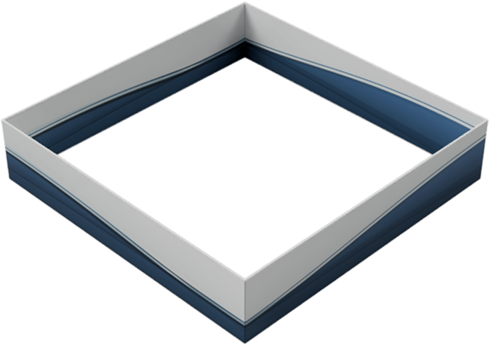 14′ Square Hanging Sign - Ceiling (800x800), Png Download