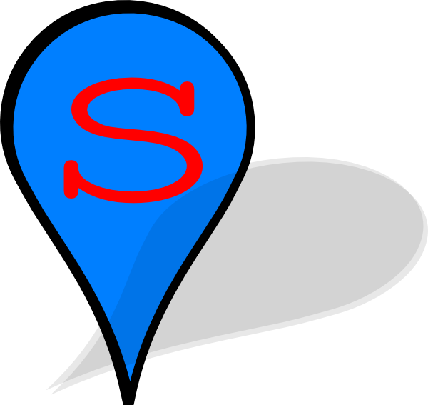 Blue Marker Google Maps (600x567), Png Download