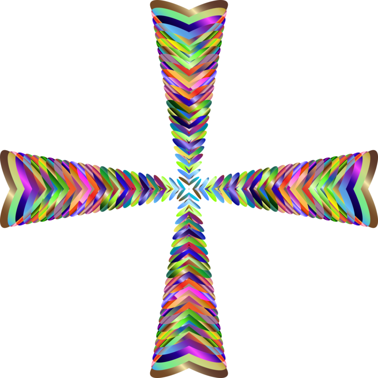 Symbol Cross Line Bible Silver - Cross (750x750), Png Download