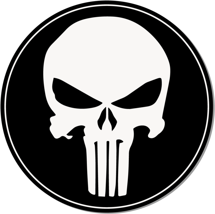 Punisher Drink Coaster - Thomas Jane Punisher Skull (760x760), Png Download