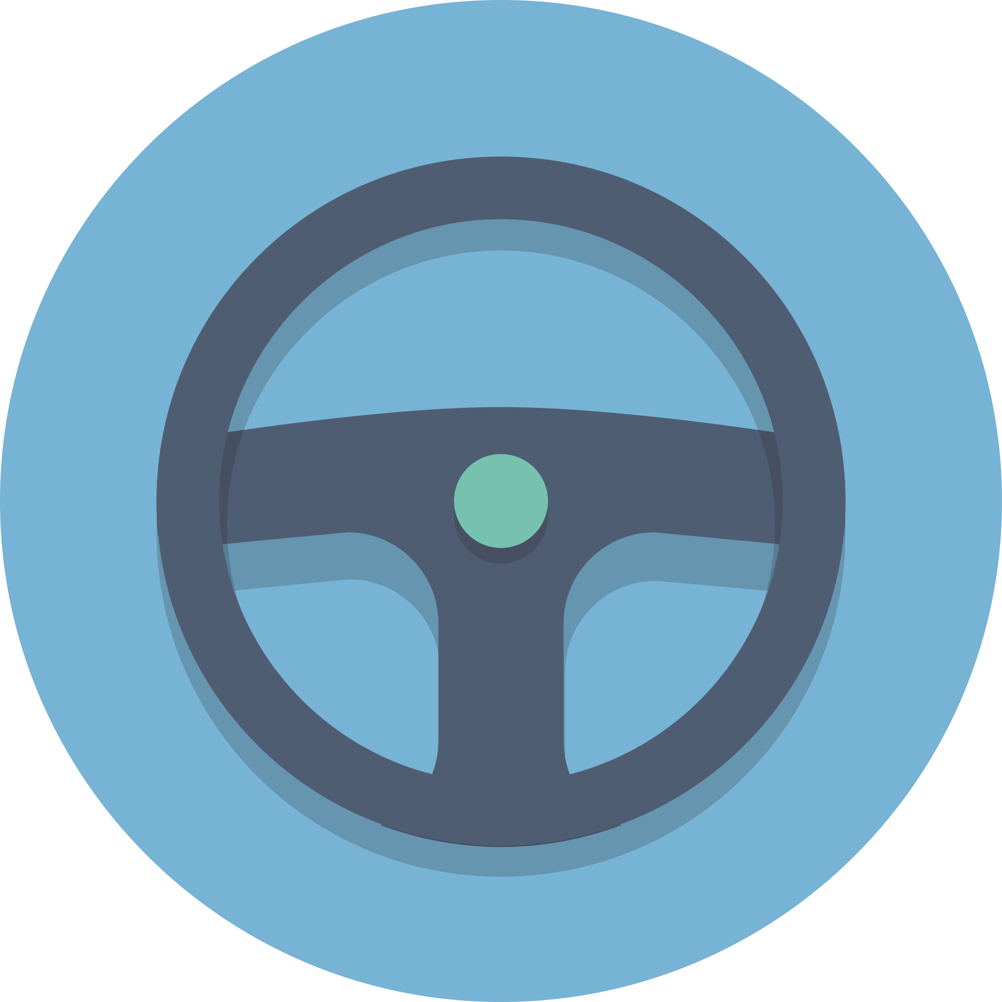 Open - Steering Wheel (2000x2000), Png Download