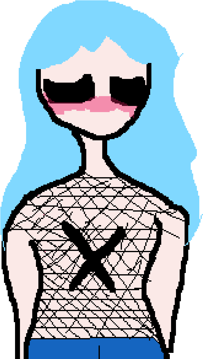 Fishnet Blush (800x1200), Png Download