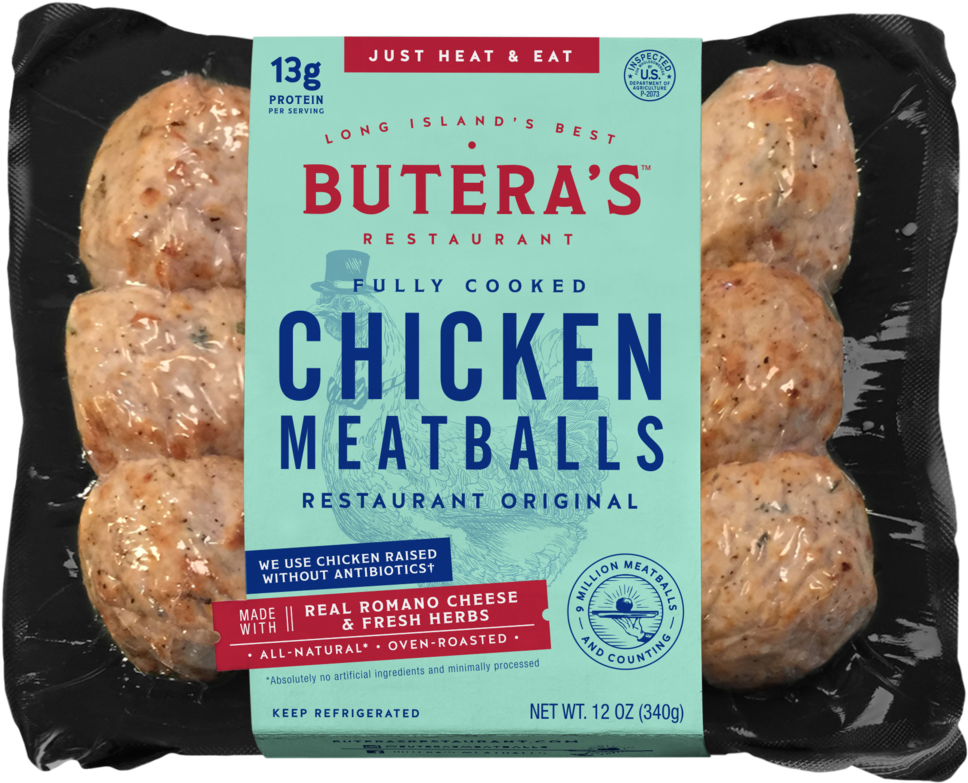 Buteras Meatball Packaging Mockup 3 - Breakfast Sausage (1000x805), Png Download