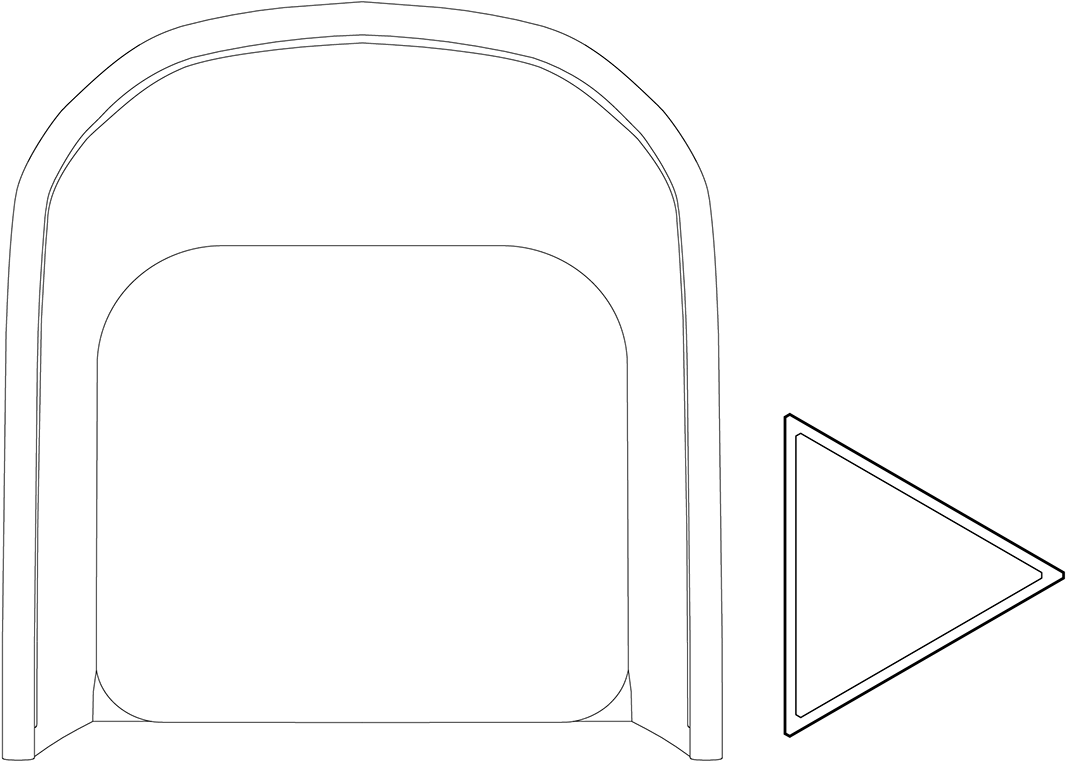 The Sides Of These Storage Units Are One Of Three Dimensions - Technical Drawing (1920x1484), Png Download