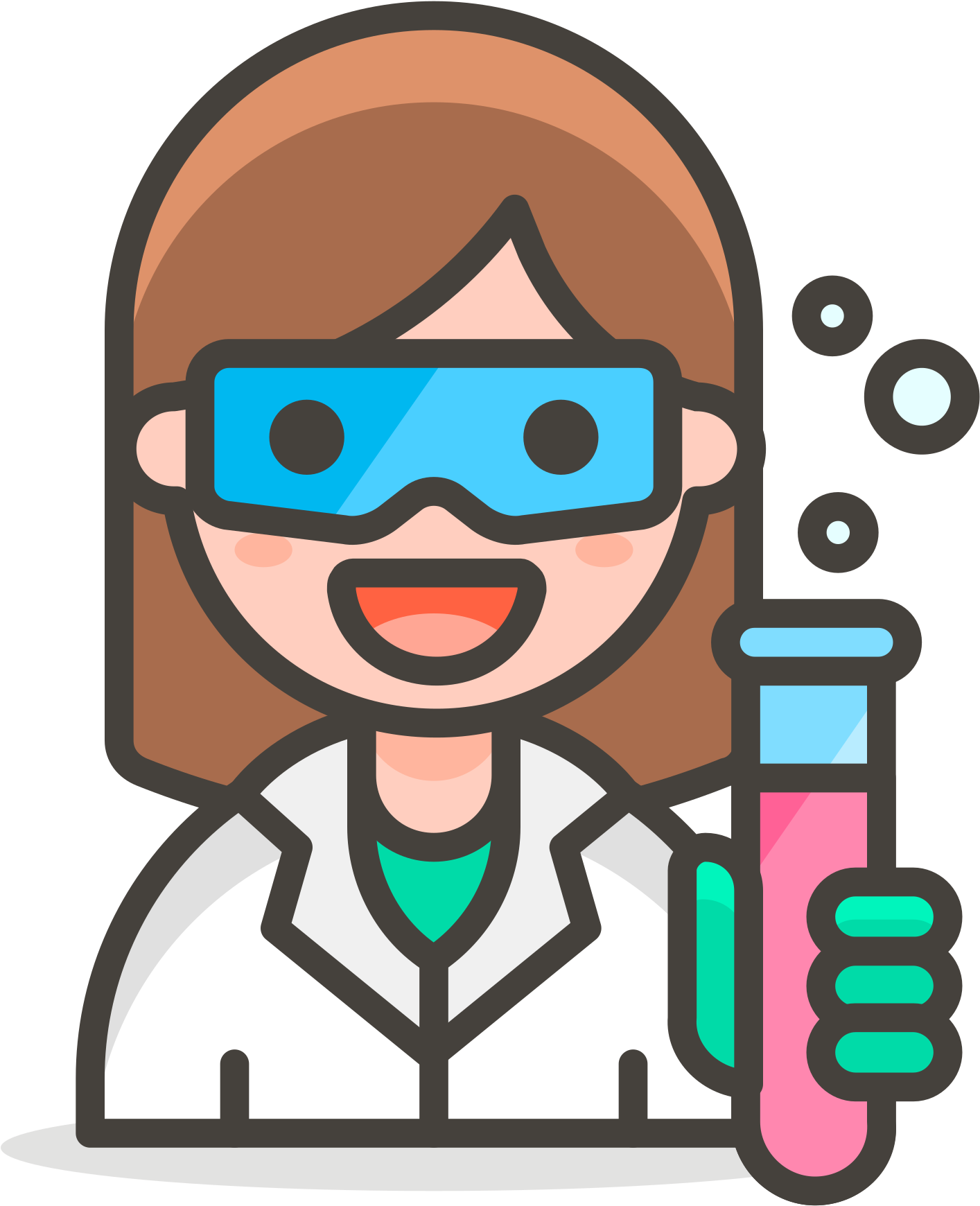 Open - Woman Scientist Png (2000x2000), Png Download