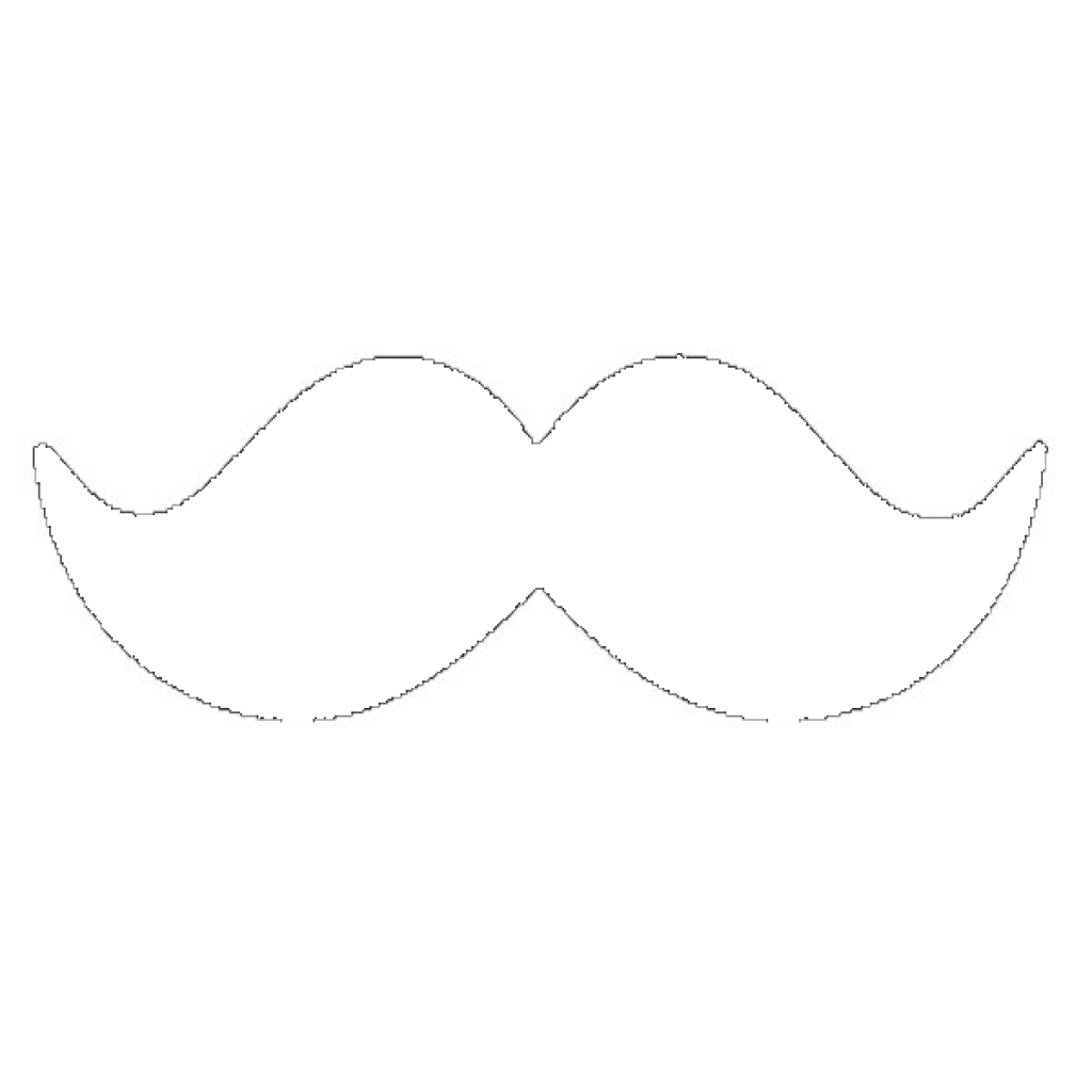 Clipart Moustache 19 Clipart Mustache Huge Freebie - Plantillas De Mostachos (1024x1024), Png Download