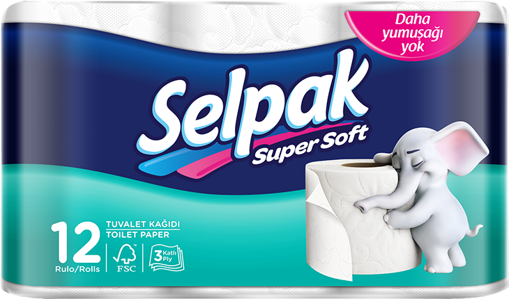 Selpak Toilet Paper - African Elephant (729x501), Png Download