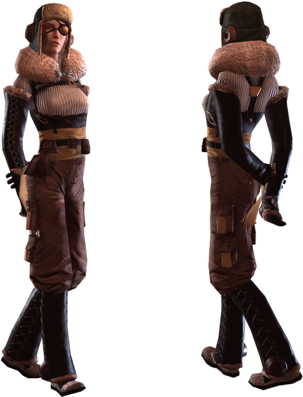 Character Costume Fluffy Engineer By Musegames-d4w0w19 - Action Figure (900x900), Png Download