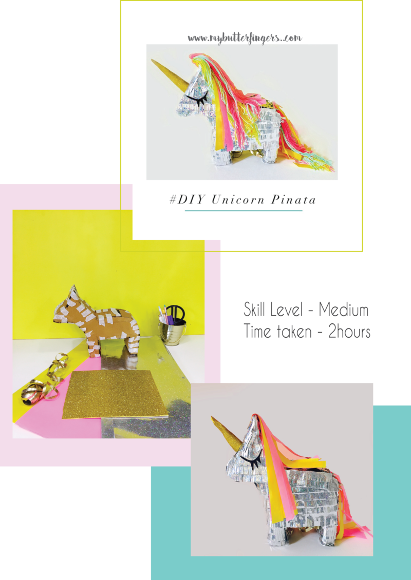 This Unicorn Pinata Is So Easy To Make And I Literally - Paper (800x1130), Png Download