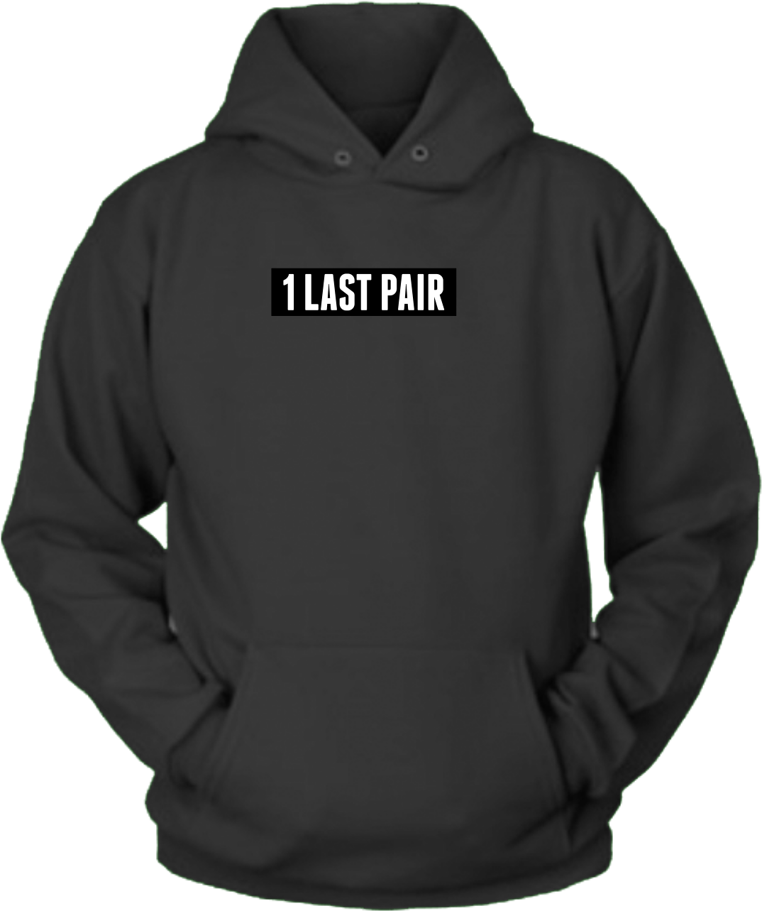 1 Last Pair Black - Pullover Hoodie Mockup (2880x1510), Png Download