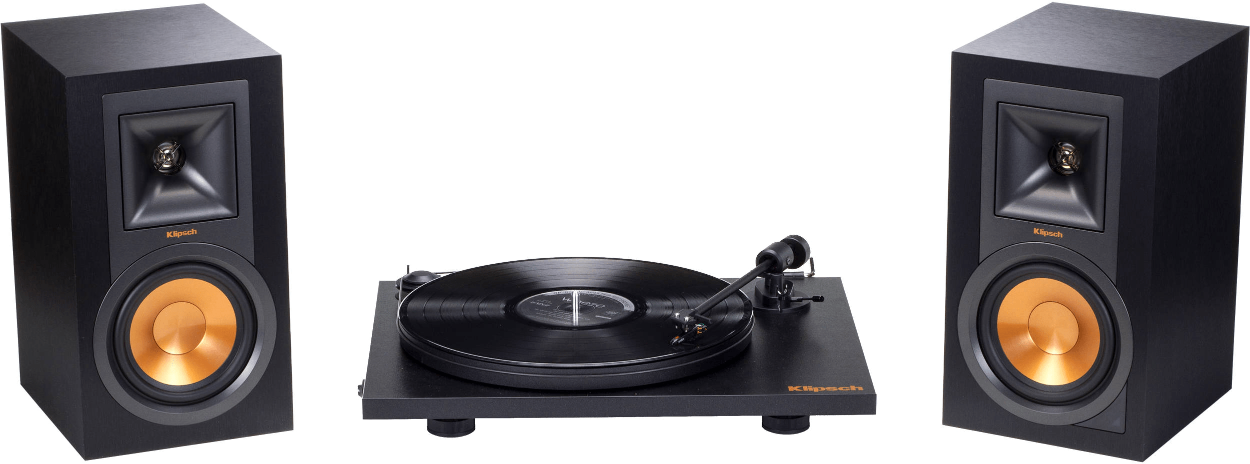 Klipsch Stereo Turntable Flint Audio Video Dan Anton - Klipsch R15pm Turntable Pack (2500x1056), Png Download