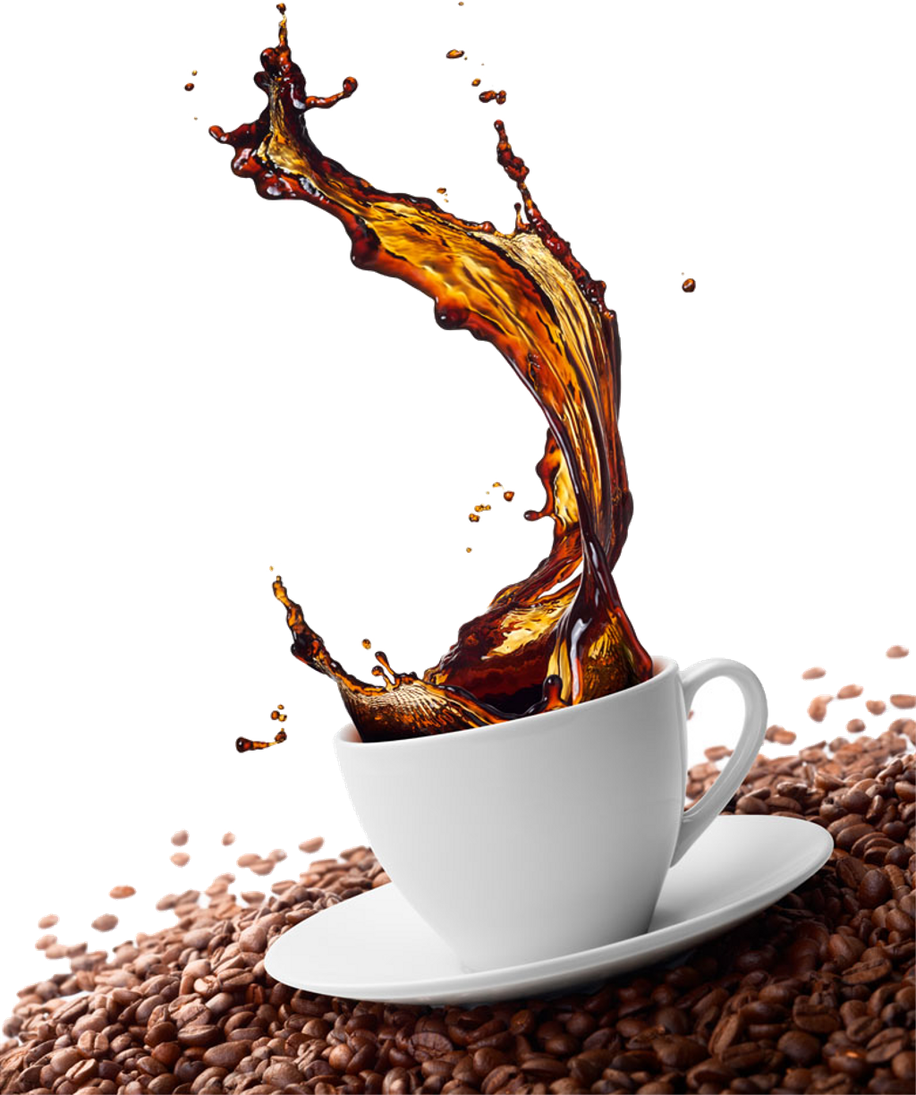 Coffee Cappuccino Effect Bean Splash Green Cafe Clipart - Coffee Splash Hd (783x1041), Png Download
