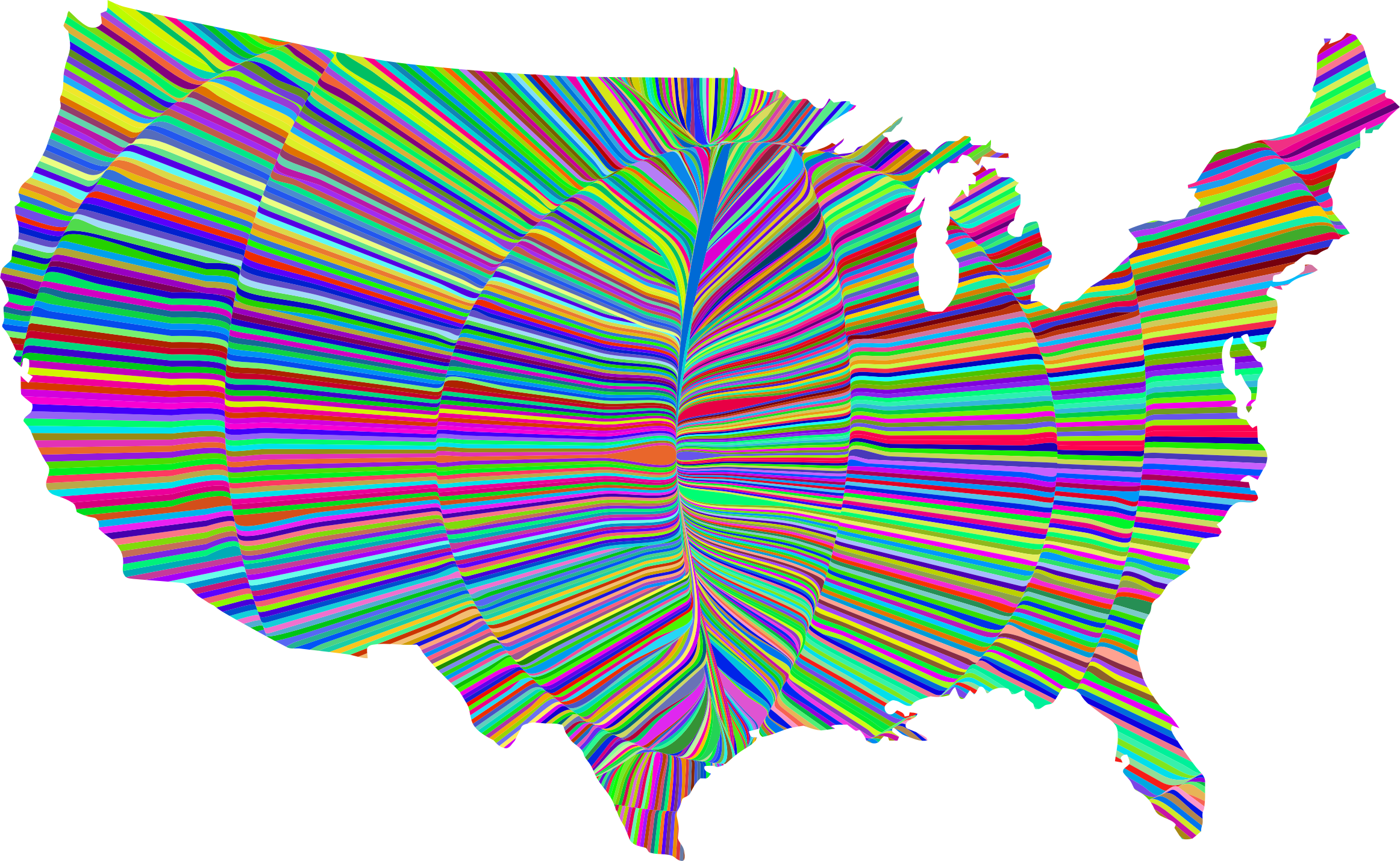 This Free Icons Png Design Of Psychedelic Waves United (2324x1430), Png Download