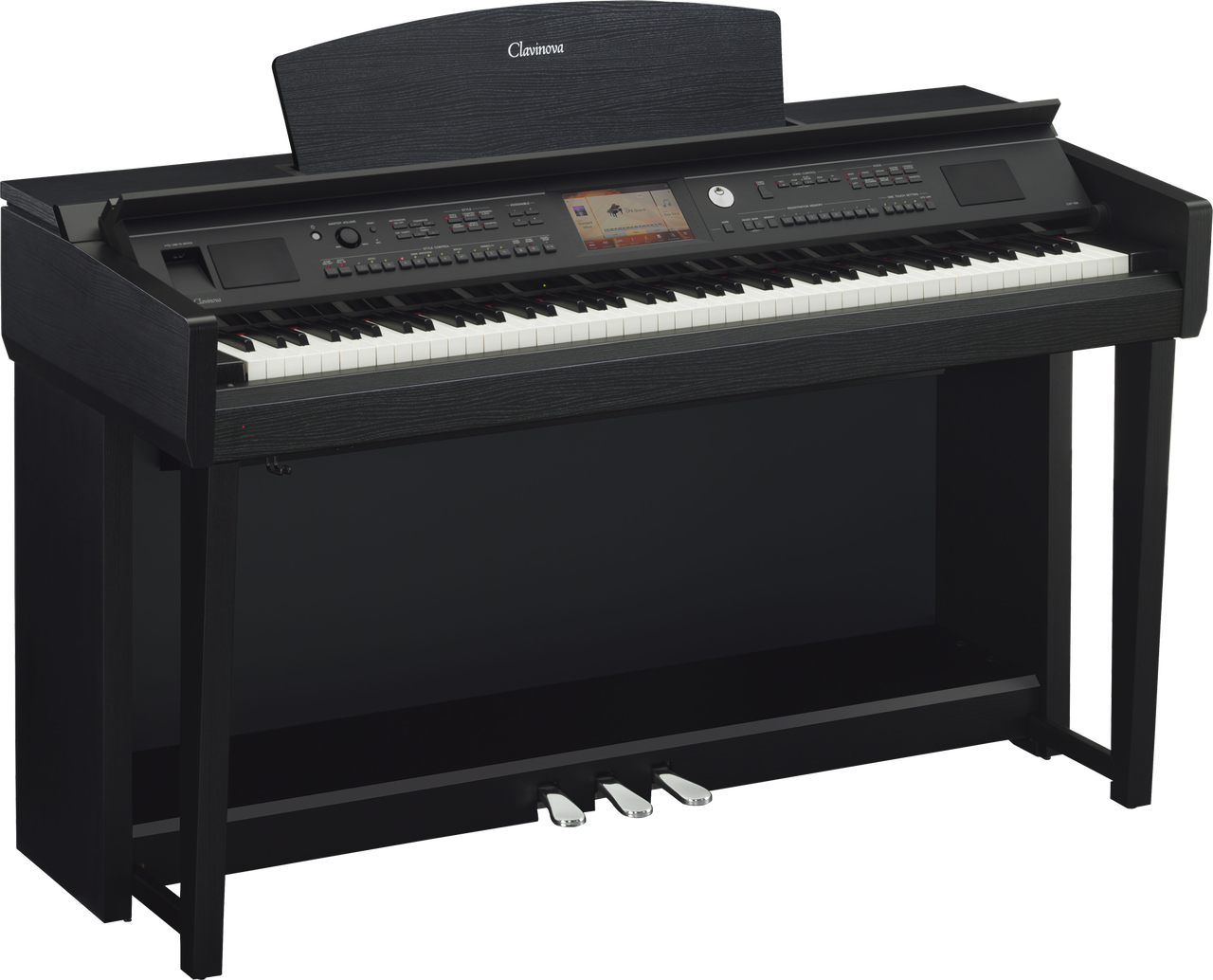 Yamaha Cvp705 B Black Walnut Clavinova Digital Piano - Yamaha Clavinova Cvp 700 (1280x1034), Png Download