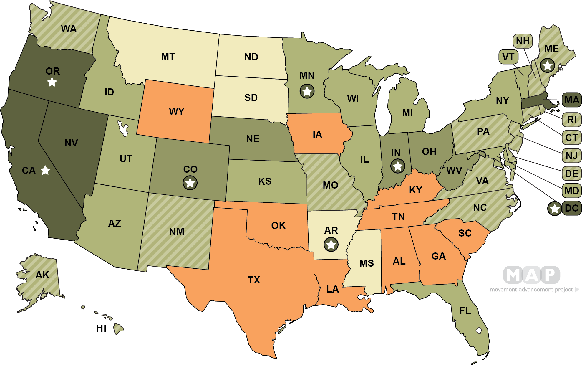 United States Map - Us Eye Color Map (1977x1239), Png Download