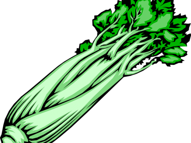 Vegetables Clipart Celery - Transparent Celery Clip Art (640x480), Png Download
