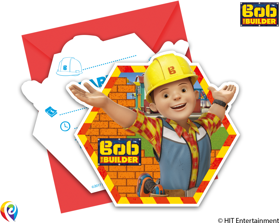 Bob The Builder - Invitations (1000x800), Png Download