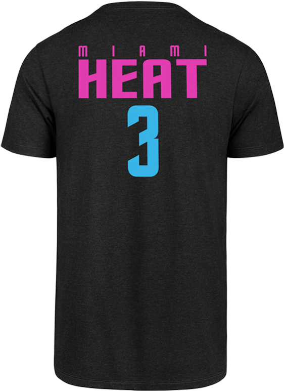 Men's Miami Heat Dwyane Wade Legend T-shirt - Active Shirt (600x800), Png Download