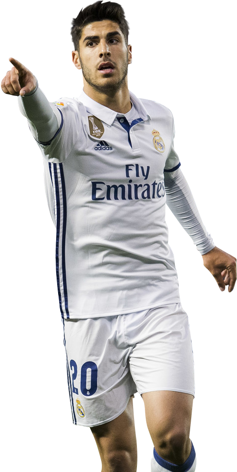 Marco Asensio Png - Marco Asensio El Real (682x1024), Png Download