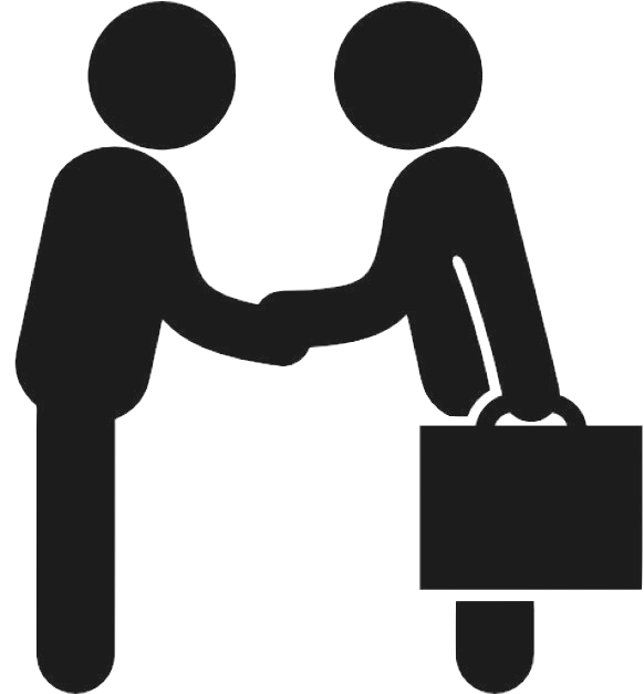 Business Icon Reversed - Business To Business Icon (626x626), Png Download