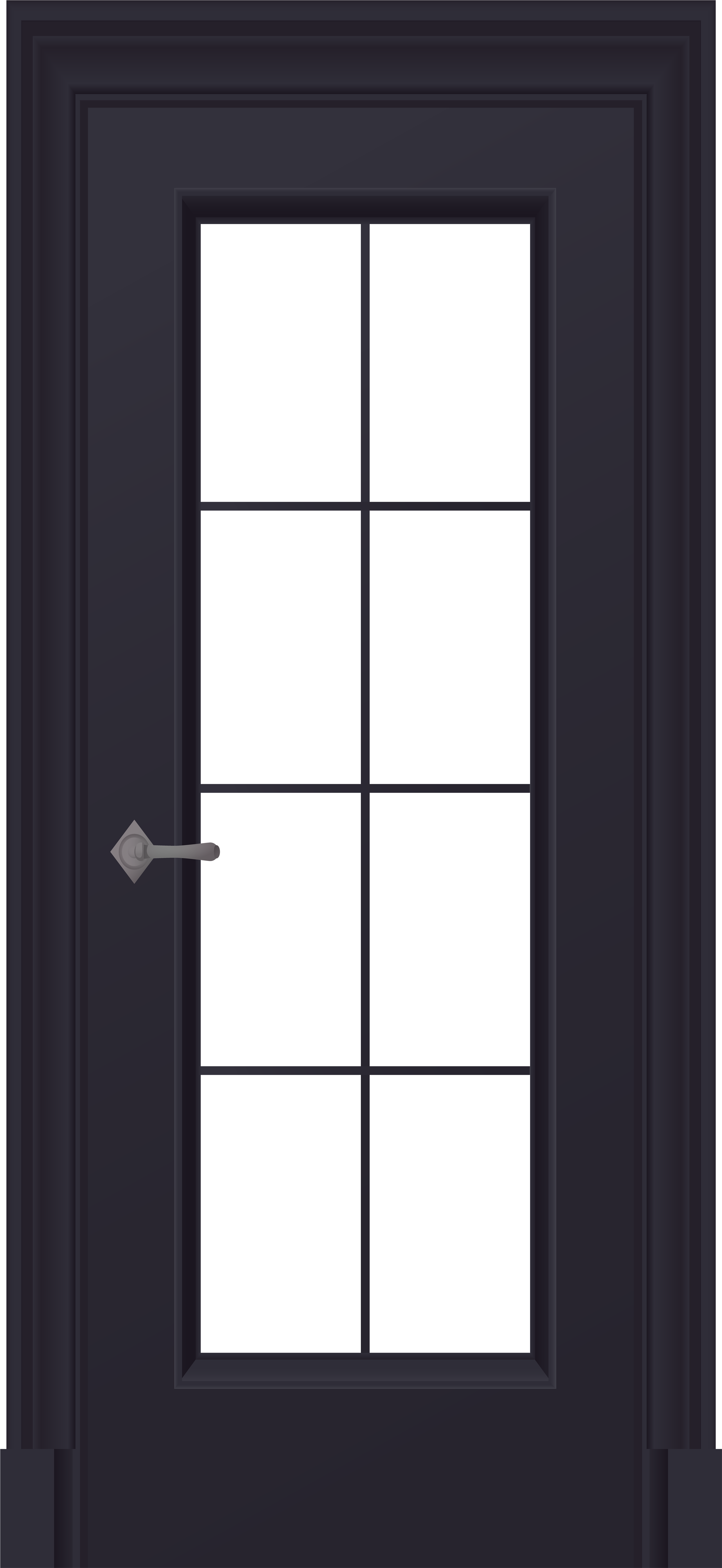 Blue Door Png Clip Art - Двери Png (3684x8000), Png Download