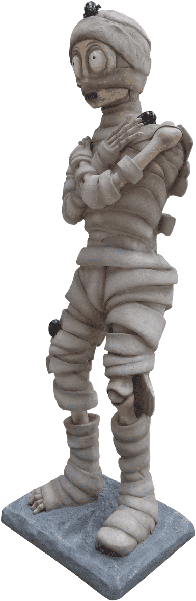 Comic Mummy Life Size Decor Prop Statue - Figurine (960x1280), Png Download