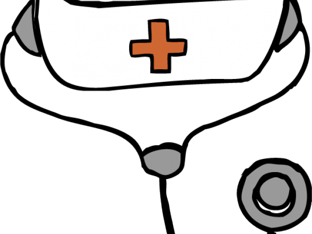 Nurse Clipart Hat - Clip Art Nurse Hat (640x480), Png Download