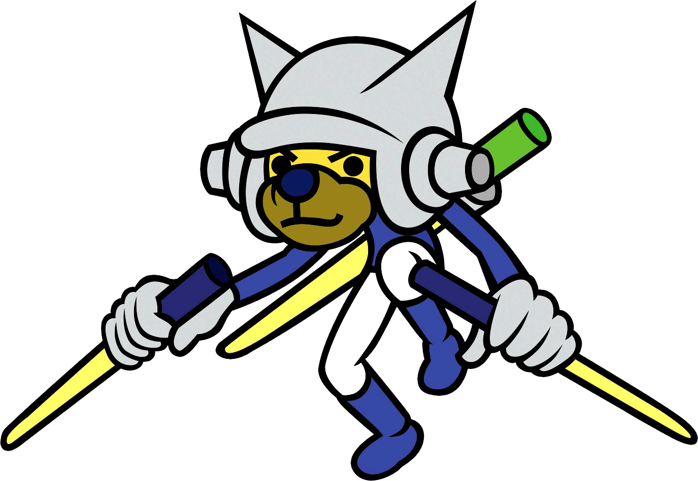 Kool Aid Man Clipart At Getdrawings - Dog Ninja Rhythm Heaven (1375x949), Png Download