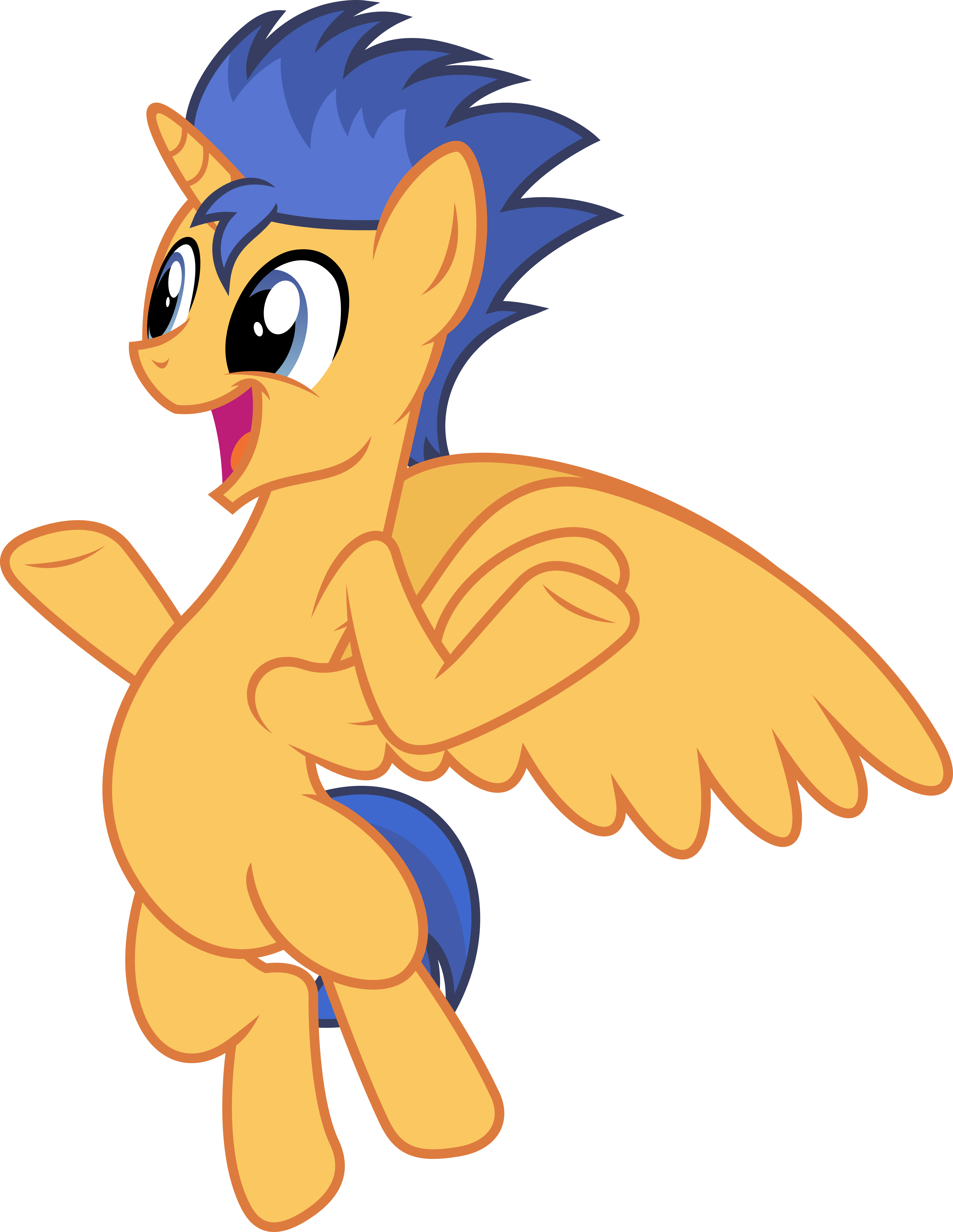 Pony Princess Celestia Derpy Hooves Flash Sentry Mammal - Flash De My Little Pony (4624x5981), Png Download