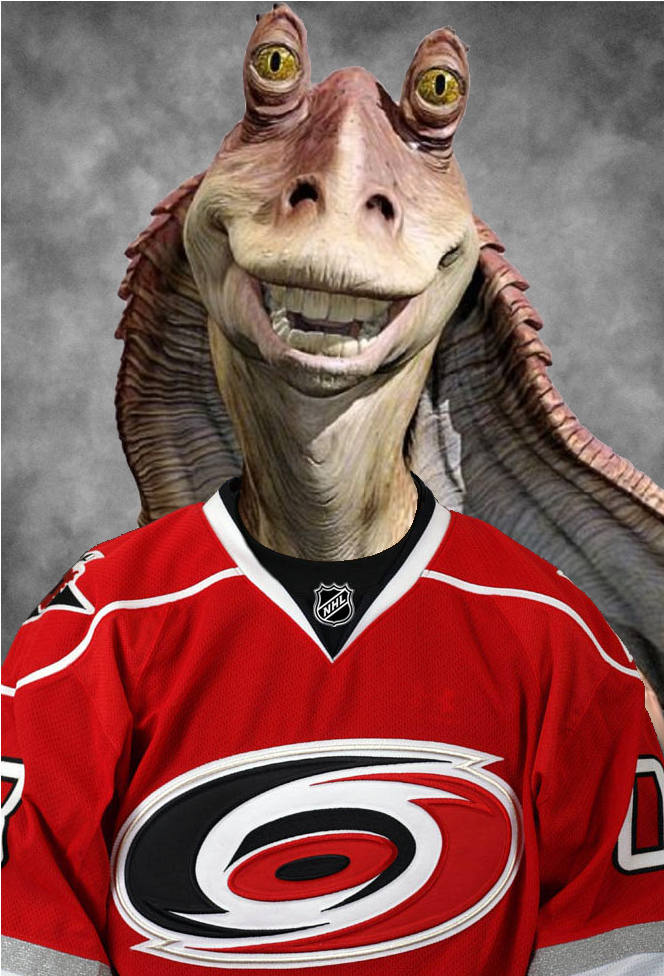 Hurricanes Avatar - Star Wars The Last Jedi Jar Jar (975x975), Png Download