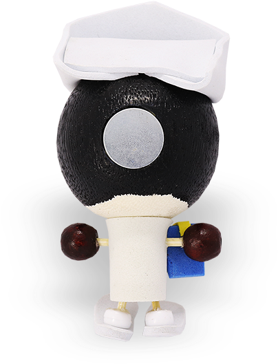 Crazy Head Magnet - Plush (709x709), Png Download
