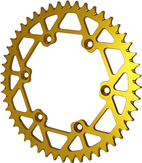 Rip It Performance Rear Alloy Sprocket 49 Teeth- Gold - Rotor Q Rings Aldhu (600x600), Png Download