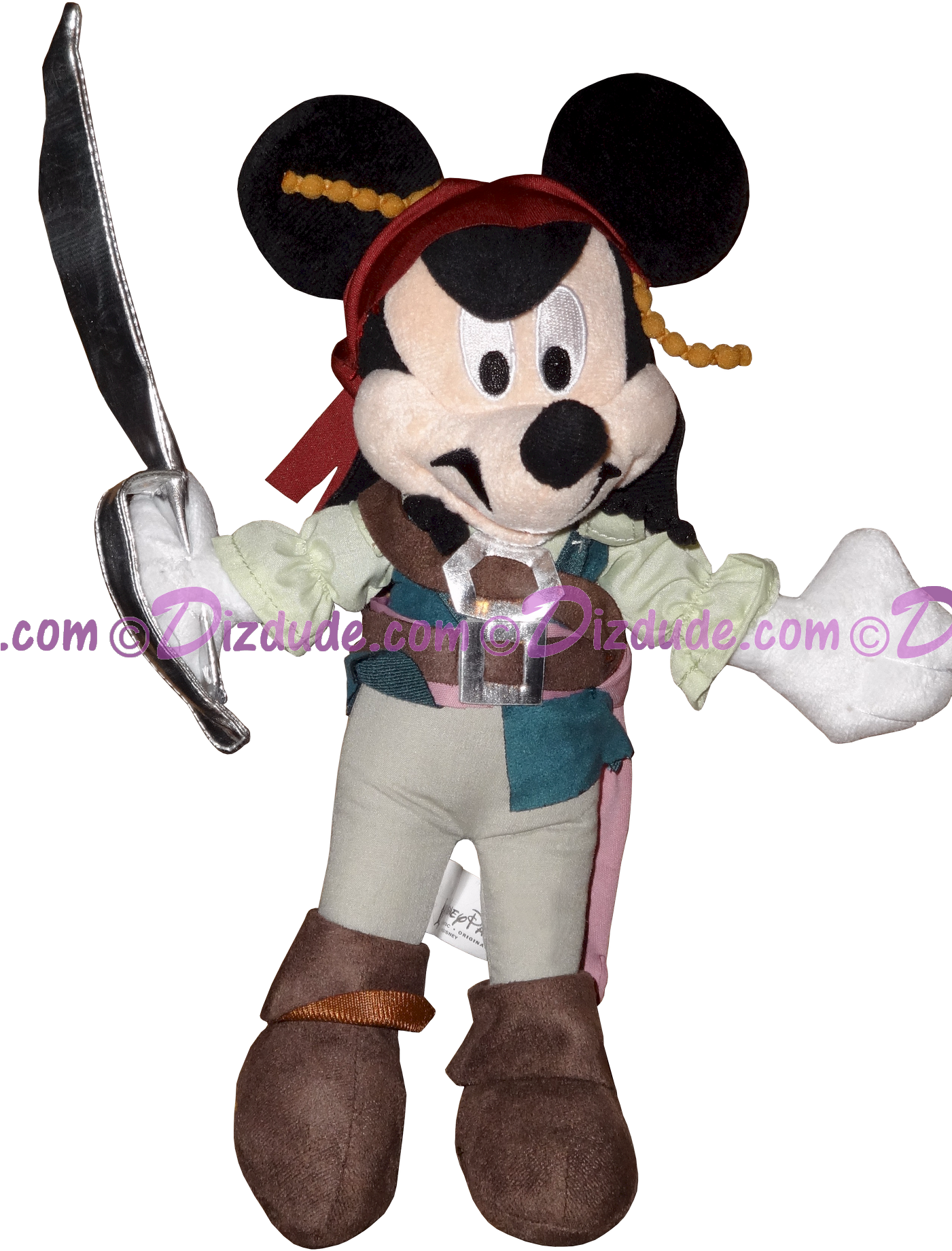 Pirates Of The Caribbean Mickey Mouse As Jack Sparrow - Costume Hat (1400x1953), Png Download