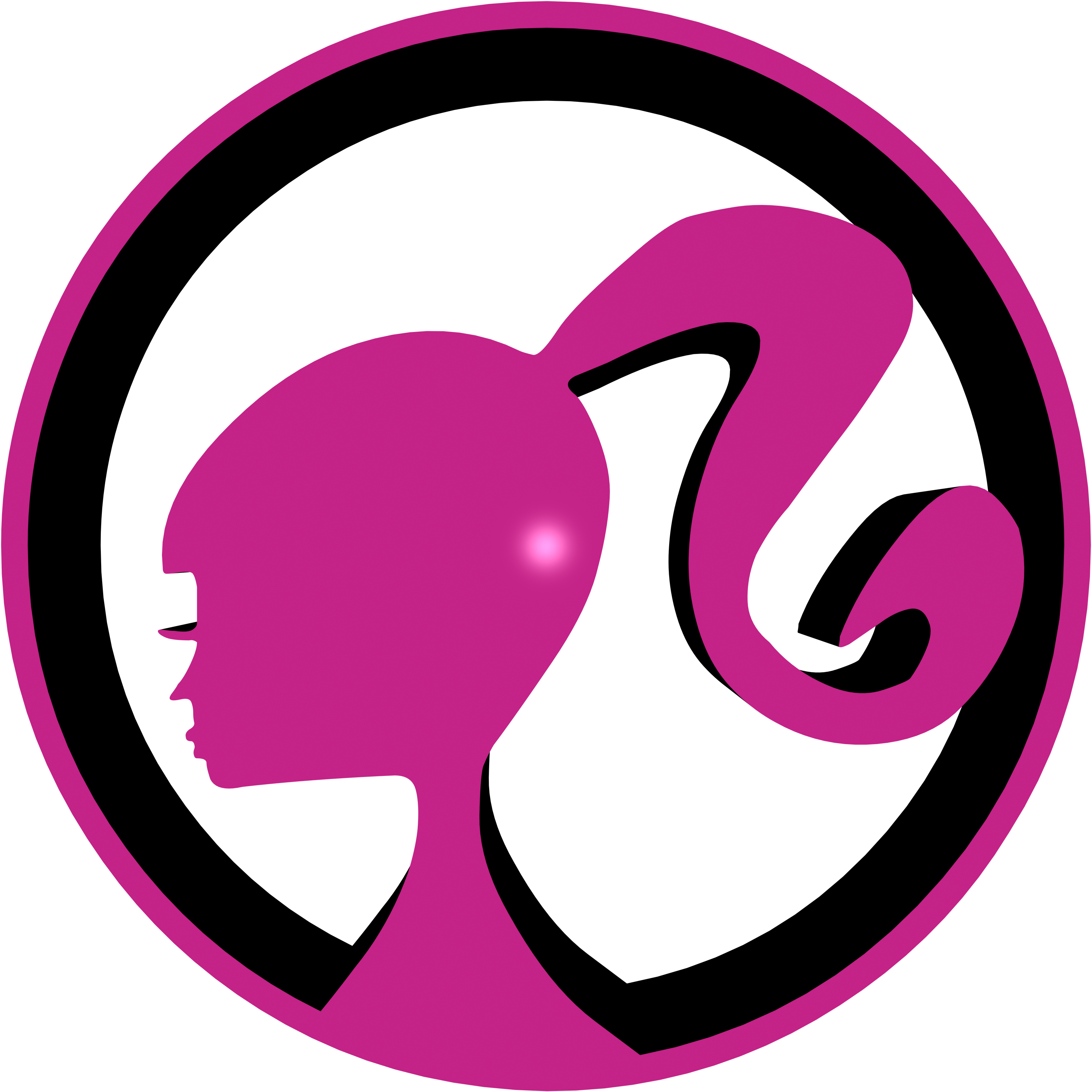 pink barbie logo