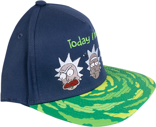 Rick & Morty - Baseball Cap (600x600), Png Download