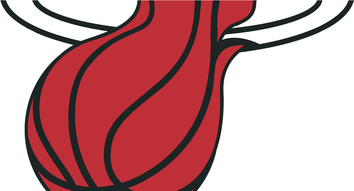 Miami Heat's First Logo (1200x630), Png Download
