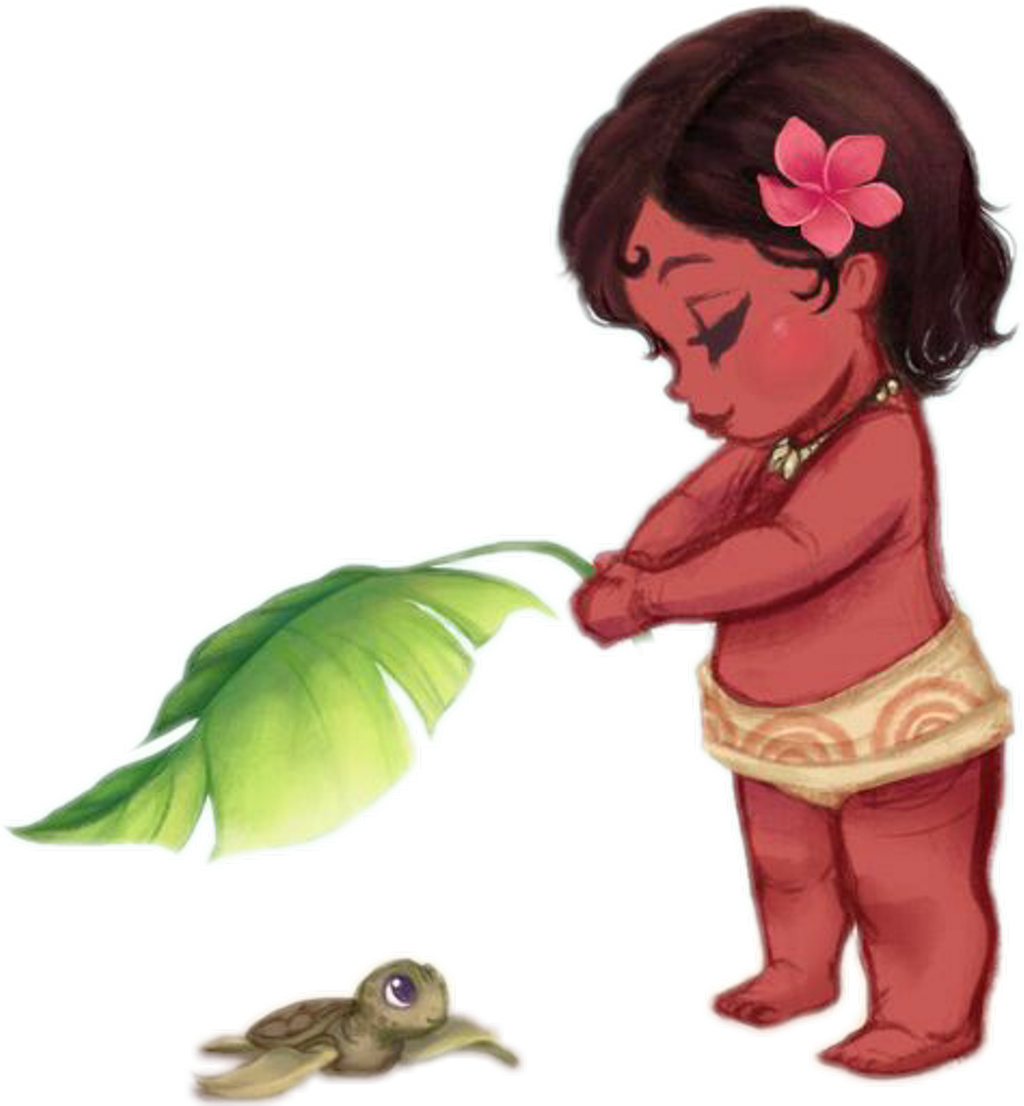 Moana Sticker Clipart , Png Download - Drawing Of Moana Easy (1024x1106), Png Download