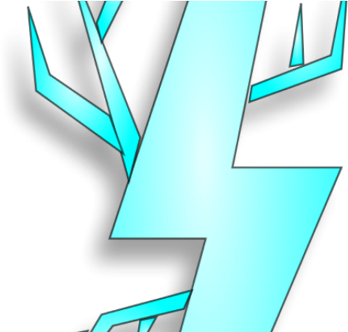 Electrical Clipart Yellow Lightning - Cross (640x480), Png Download