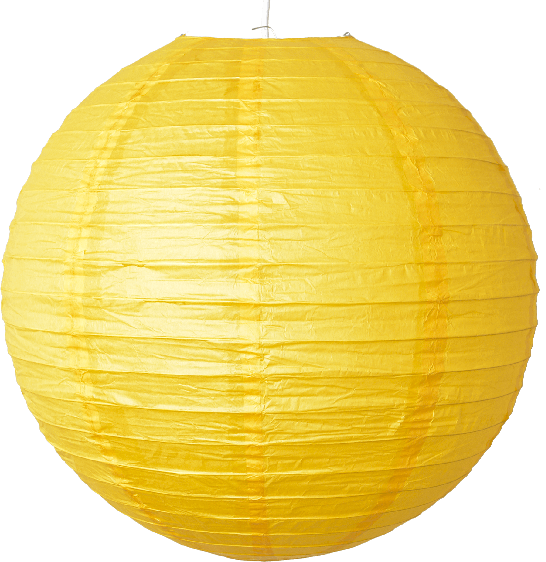 Yellow Paper Lantern-05 - Yellow Paper Lantern (2000x2000), Png Download