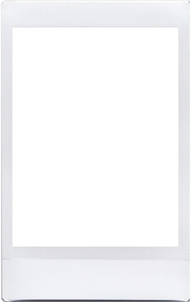 Polaroid Png Transparent Transparent Background - Transparent Png Template Polaroid Png (646x1019), Png Download