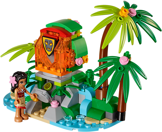 Moana's Ocean Voyage - Lego Moana (800x600), Png Download