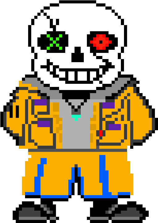 Download Prisoner Astraytale Sans Sans Undertale Minecraft Pixel Art Png Image With No Background Pngkey Com