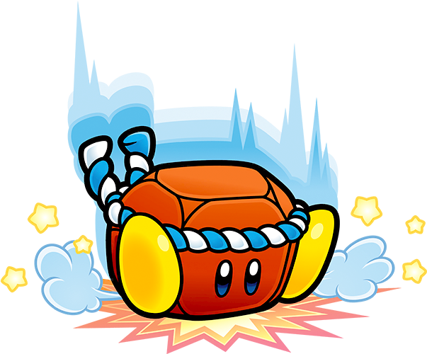 Rocky's Are Among The Most Durable Kirby Enemies In - Rocky From Kirby (612x508), Png Download